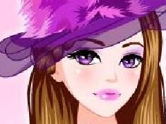 漂亮的宽檐帽女孩