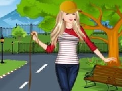 时尚金发女郎