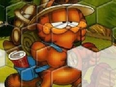 加菲猫简易拼图