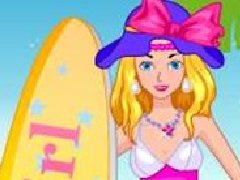 夏威夷冲浪美女