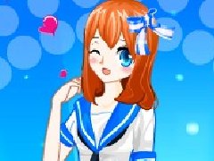 恬静可爱女孩