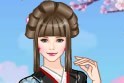 可爱和服女孩