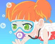 潜水美少女