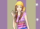 打扮美丽少女