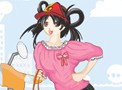 骑车的小女孩