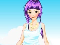 公园漂亮女孩