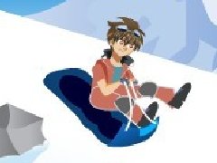 爆丸小子滑雪
