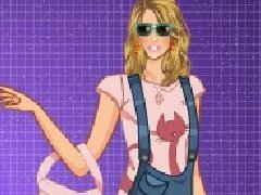 时尚高挑女孩