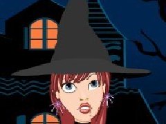 万圣节魔女装扮