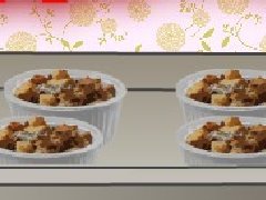 制作美味面包布丁
