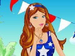 芭比美国盛装