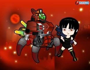 女孩与机器人