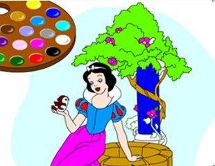 白雪公主填色