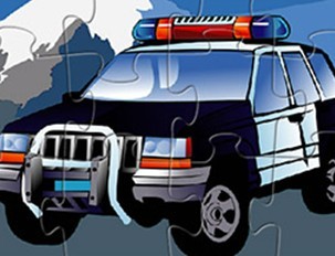 警车拼图