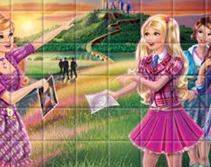 芭比的魅力学校拼图