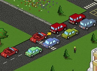 指挥彩虹街道