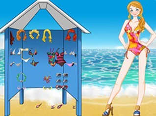 海边比基尼女士