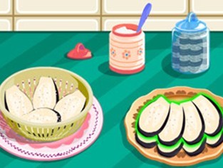 茄子干酪面