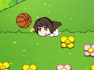 大眼萌萌保护花朵