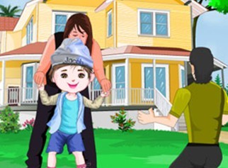 学走路的小孩
