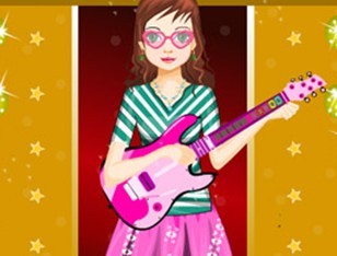 可爱吉他女孩换装