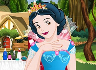 白雪公主面部化妆