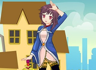 装扮可爱女战士