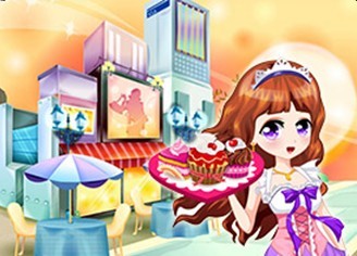 甜美的服务生