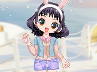 可爱城镇女孩