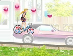 芭比城市自行车