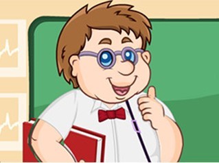 卡通好学生