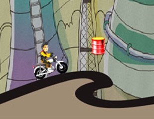 崎岖山路的车手