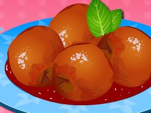 水煮桃子甜品