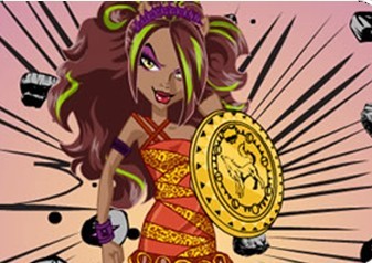 狼女勇士装扮