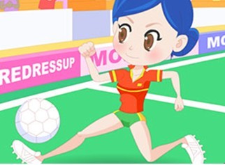 美丽的足球宝贝