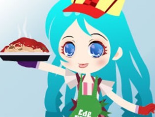 快餐小妹换装