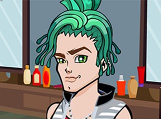 蛇发男美发