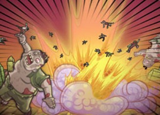 连锁反应炸僵尸