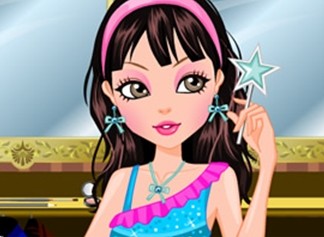 打扮可爱女主角