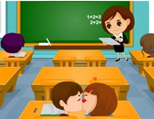 课堂恶作剧之吻