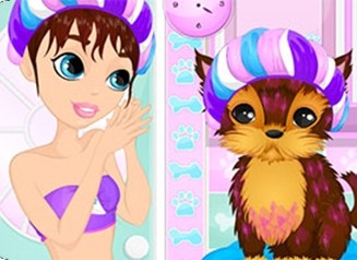 女孩的猫咪情人