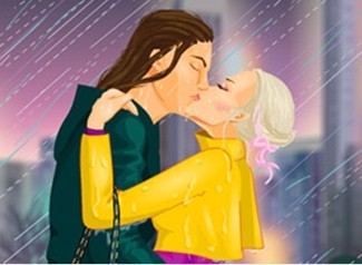 在雨中接吻
