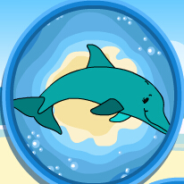 海洋生物填颜色