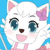 妮妮猫之快乐的小伞