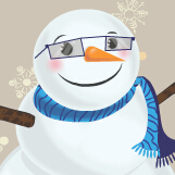 呆萌的小雪人